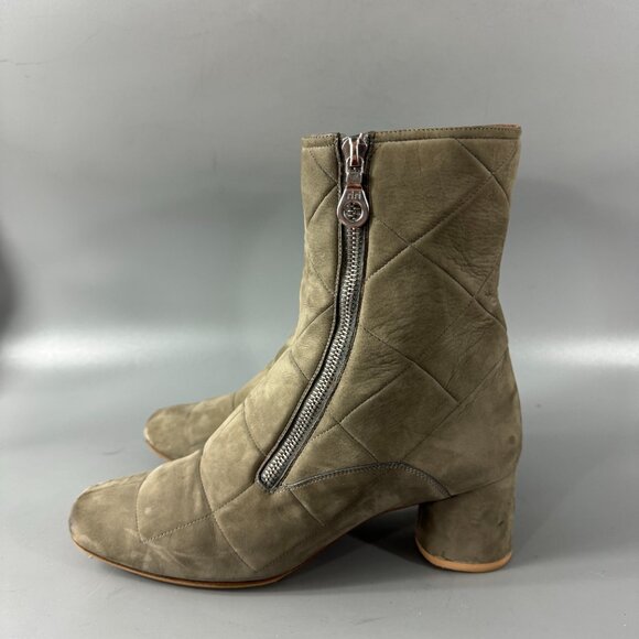 Marc Jacobs Suede Ankle Moto Boots, Size 38.5 - Picture 6 of 14